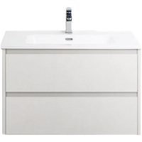 База под раковину подвесная BelBagno KRAFT-800-2C-SO-BO Bianco Opaco