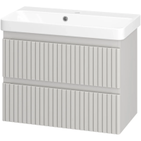 Тумба с раковиной 70 Brevita Victory УТ000024152 серый кашемир