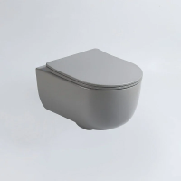 Унитаз подвесной Vincea Evo VT1-34SMG безободковый, серый