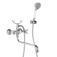 Смеситель для ванны с керамическим дивертором, IDDIS Jeals JEASBL2i10, хром