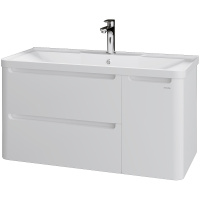 Тумба подвесная Grossman АДЕЛЬ-90 см 109003  с 2-я ящ, белая