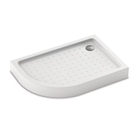 Душевой поддон (100х90) Veconi Tezeo stone TZ55R-10090-C5 белый/правый