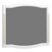 Зеркало Opadiris Лаура 100 Z0000007091  белый с патиной