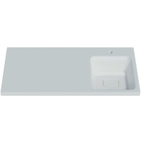 Раковина над стиральной машиной (100х48) Brevita Kamilla 4627173210560 правая