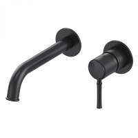 Смеситель для раковины встраиваемый WONZON & WOGHAND TOR, черный матовый WW-88869073-MB Смеситель для раковины встраиваемый WONZON & WOGHAND TOR, черный матовый WW-88869073-MB