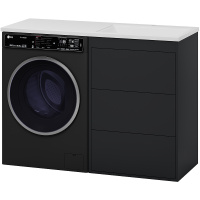 Тумба под стиральную машину Brevita Grafit 60 GRA-01060-013Я Тумба под стиральную машину Brevita Grafit 60 GRA-01060-013Я