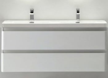 База под раковину подвесная BelBagno ENERGIA-N-1200-2C-SO-2-BL Bianco Lucido