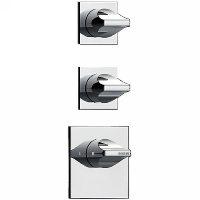 Смеситель для душа с термостатом на 2 потребителя Bossini Apice Z035203.030 хром