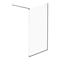 Душевая перегородка 120 см Am.Pm Func W84WI-120-F1-BTE черный