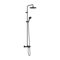 Душевая система Hansgrohe Vernis Blend, Showerpipe 240 1jet 26899670 черный матовый