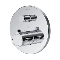 Смеситель для ванны на 2 потребителя термостат Am.Pm X-Joy F85A45600 хром