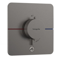 Термостат для душа Hansgrohe ShowerSelect Comfort Q 15589340 шлифованный черный хром