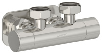 Вентиль 2х3/4" угловой скрытый-скрытый EU50 Хром 00-1418-3434