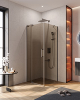 Душевой уголок (70х80) CEZARES SLIDER SLIDER-AH-1-80-70/80-BR-GM