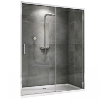 Душевая дверь (170х200) ABBER Komfort AG93170 хром, раздвижная