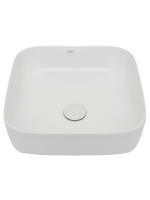 Раковина накладная (39x39) AQUAme AQM5011MW