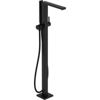 Смеситель для ванны напольный Hansgrohe Tecturis E 73445670 черный матовый