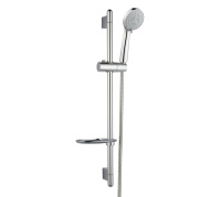 Душевой комплект Bravat Eco штанга, шланг, лейка 3 режима, мыльница (D152CP-1A-RUS)