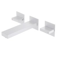 Смеситель ABBER Daheim AF82122W для раковины скрытого монтажа, белый матовый