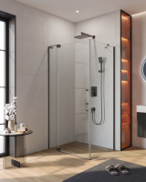 Душевой уголок (100х80) CEZARES SLIDER SLIDER-AH-1-80-100/110-C-GM