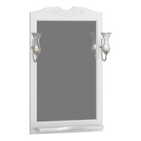 Зеркало Opadiris Брунелла 65 00-00007035  белый матовый, с выключателем, без светильника