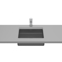 Раковина встраиваемая снизу (49,5х39) Roca Inspira square 327536640 оникс Раковина встраиваемая снизу (49,5х39) Roca Inspira square 327536640 оникс