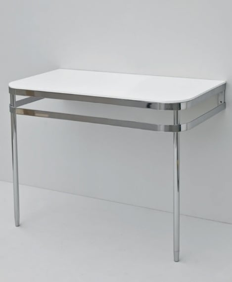 Металлическая консоль для раковины Artceram Azuley AZA003 71 01 bi/cr