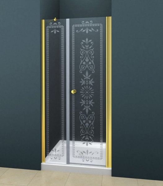 Душевая дверь в нишу Cezares ROYAL PALACE-A-B-11-90+90-CP-G