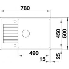 Мойка кухонная Blanco ZIA XL 6S Compact SILGRANIT PuraDur (антрацит), 523273