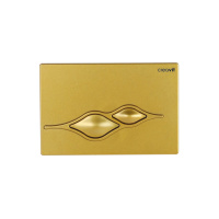 Клавиша смыва Creavit UFO GP1006.00 золото матовая