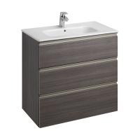 Тумба под раковину Roca Gap 80 городской дуб, 3 ящика, A857406402