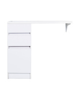 Тумба напольная с левой раковиной 100 см под стиральную машину Orange Sistema ST-40TUW+RAL белый
