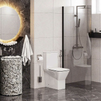 Унитаз компакт Cerutti SPA Ellero CT8458 с бачком и сиденьем Микролифт