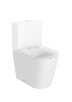 Унитаз напольный безободковый Roca Inspira Round  Rimless, BTW,  342529620 белый матовый