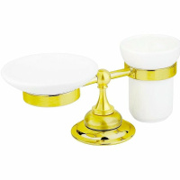 Держатель с мыльницей и стаканом Cezares Aphrodite APHRODITE-STTP-03/24