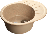 Кухонная мойка GranFest Rorndo 580L, R-580L песочный