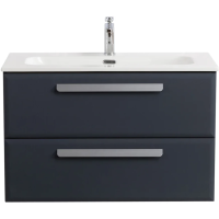 Тумба под раковину Cezares ECO-CER-N-800-2C-SO-GR-P Grafito без ручек