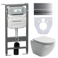 Комплект унитаза с инсталляцией Ceramicanova Metropol CN4002_1002M_1000
