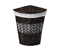 Плетеная корзина для белья с крышкой WasserKRAFT Salm WB-270-L