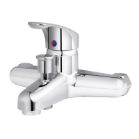 Смеситель для ванны однорычажный полимерный OneLife P01-100cr  хром