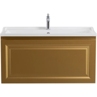 Тумба под раковину Cezares GIUBILEO-N-100-1C-SO-BORO-P золотой матовый