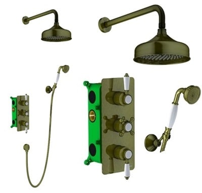 Душевая система Timo Nelson SX-1391/02SM бронза