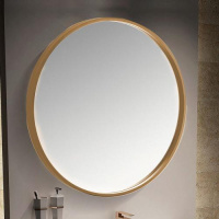 Зеркало интерьерное, круглое MELANA-600 MLN-M001BRASS, Золотой
