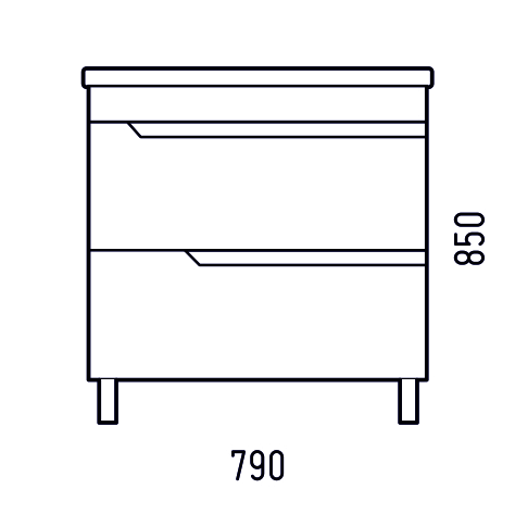 Тумба напольная Corozo Юрма 80 Z2 SD-00001625