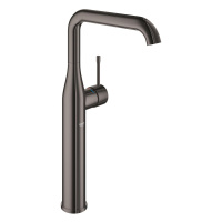 Смеситель для раковины однорычажный Grohe Essence 24170 A01 (24170A01) тёмный графит глянец