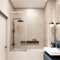 Шторка на ванну Veconi Palau PL-85, (70x150) PL85-70-01-C8