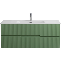 Тумба под раковину Cezares DUET-N-1200-2C-SO-PS-P Фисташковый софт