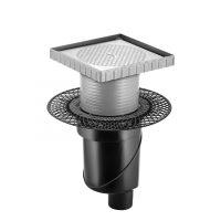 Душевой трап под плитку (15х15) Berges Wasserhaus Platz Keramik 093062