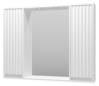 Зеркальный шкаф (98х80) Brevita Balaton 100  BAL-04100-01-011