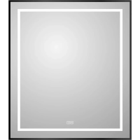 Зеркало (70х80) BelBagno Kraft SPC-KRAFT-700-800-LED-TCH-WARM-NERO с подсветкой